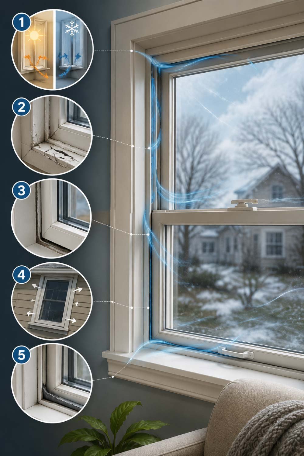 Why Window Gaps Let Air In