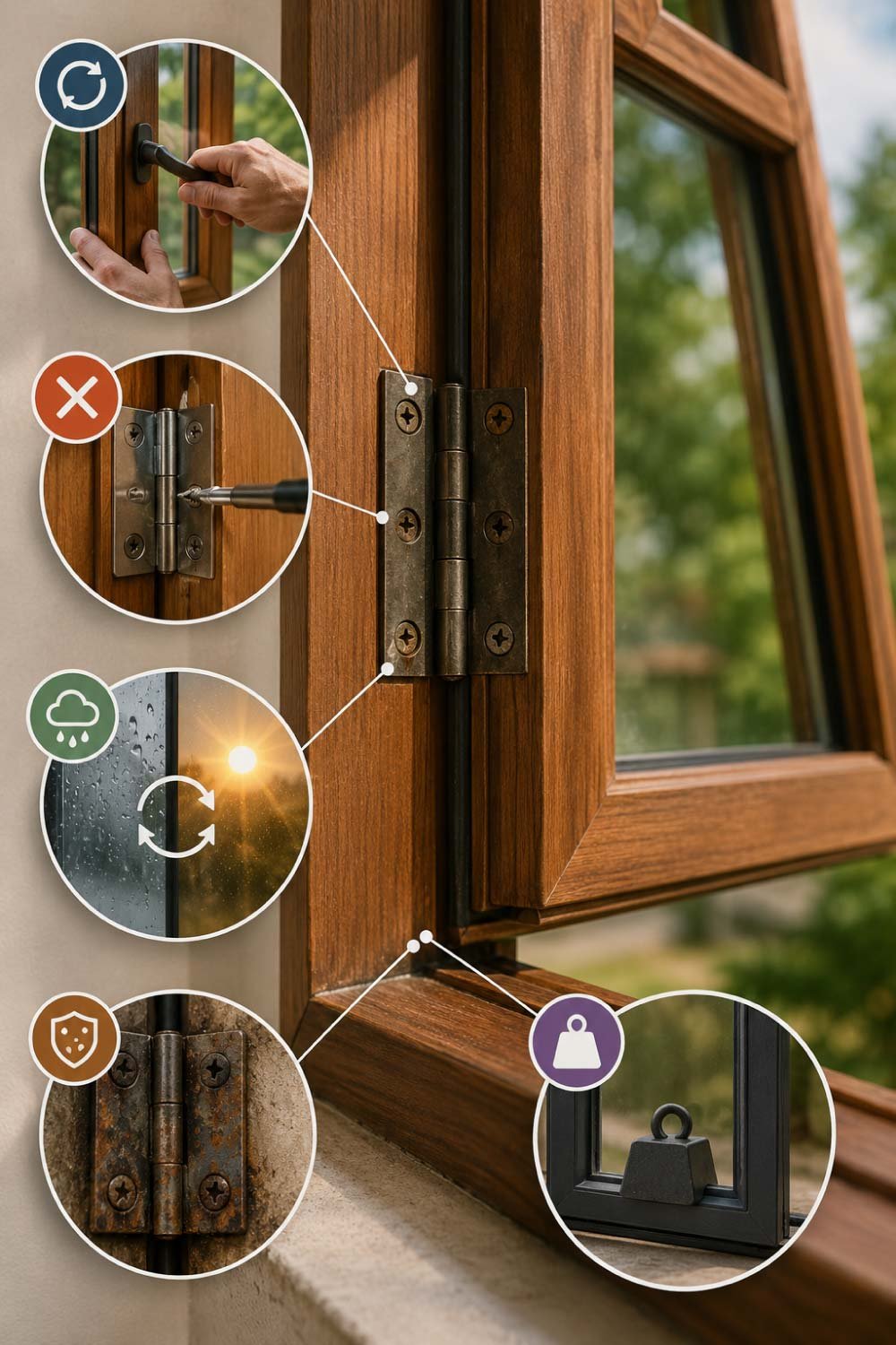 Why Window Hinges Become Loose Over Time
