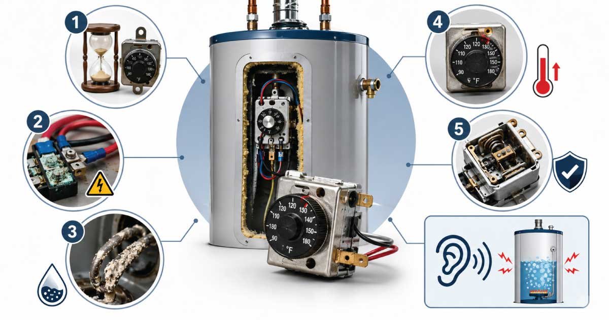 Why a Water Heater Thermostat Stops Working