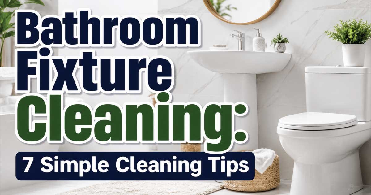 Bathroom Fixture Cleaning: 7 Simple Cleaning Tips