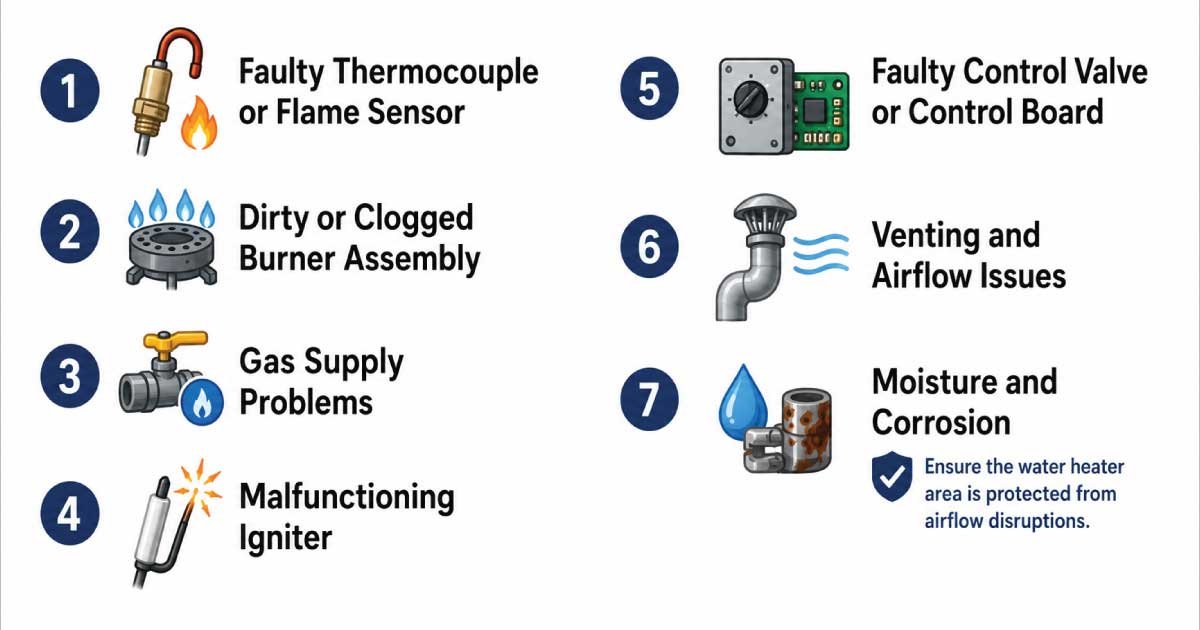 Common Causes of Water Heater Ignition Failure