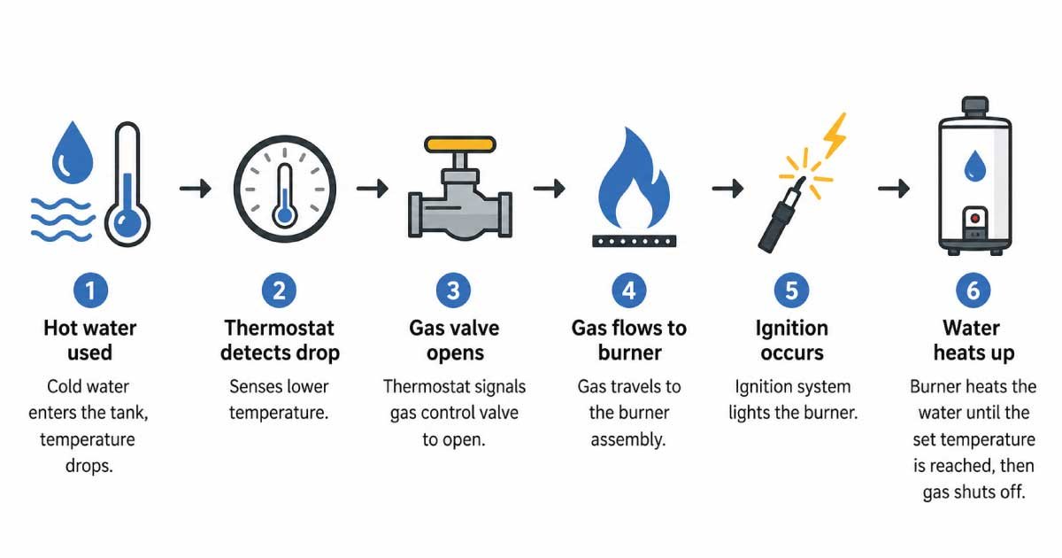 How a Gas Water Heater Ignites