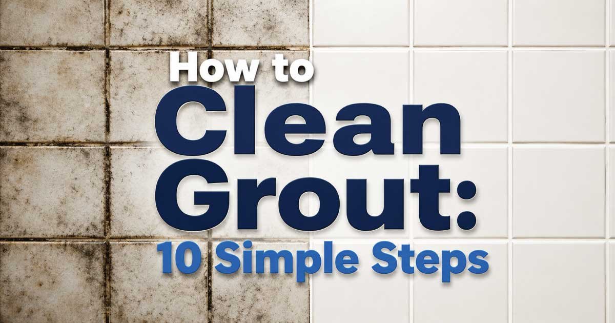 How to Clean Grout: 10 Simple Steps