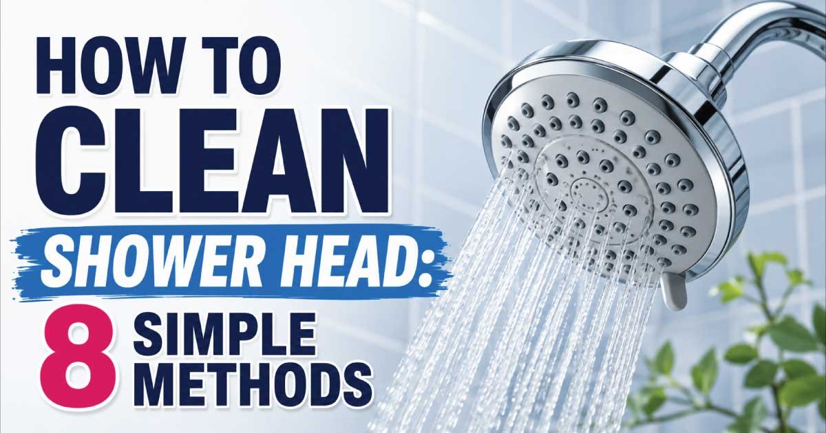 How to Clean Shower Head: 8 Simple Methods
