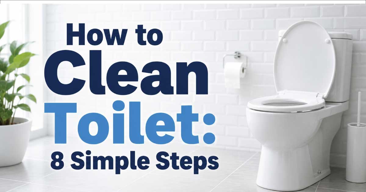 How to Clean Toilet: 8 Simple Steps