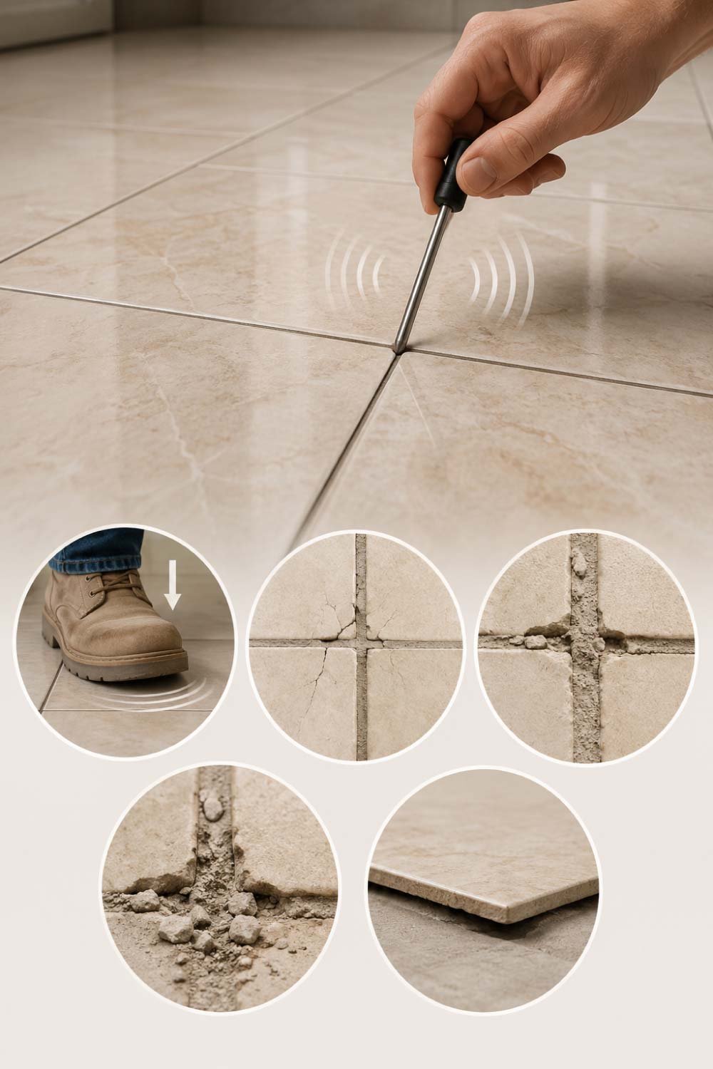 How to Identify Loose Floor Tiles Early