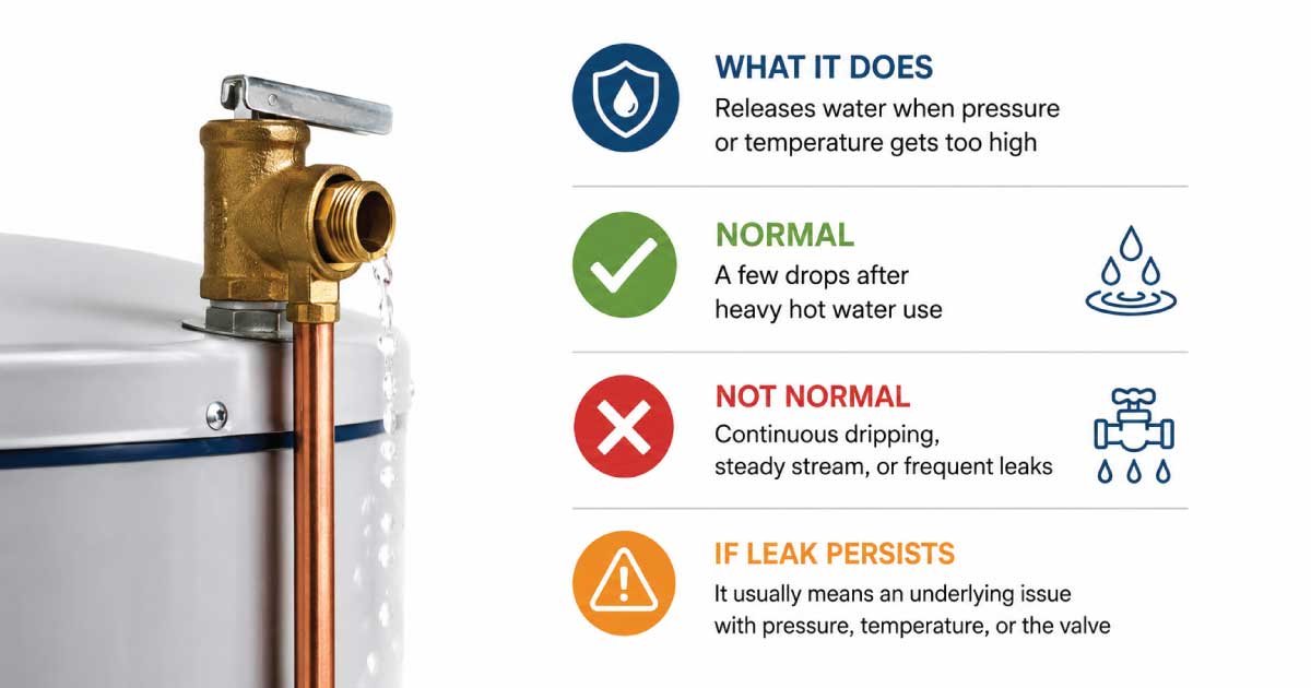 Is It Normal for a Pressure Relief Valve to Leak