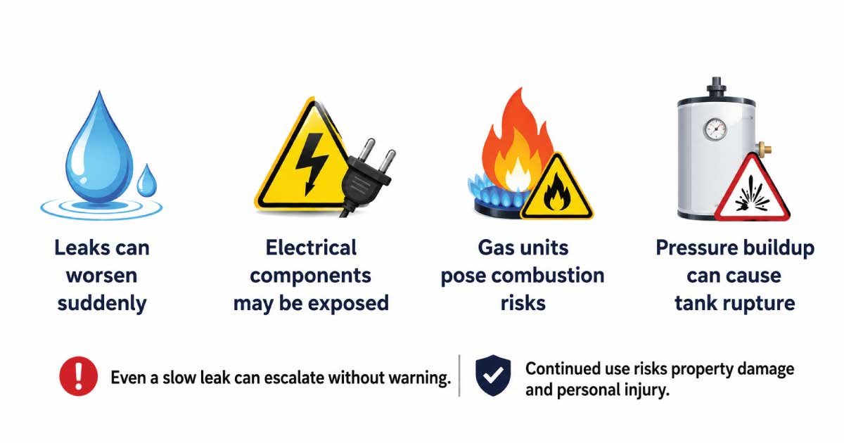 Is It Safe to Keep Using a Leaking Water Heater