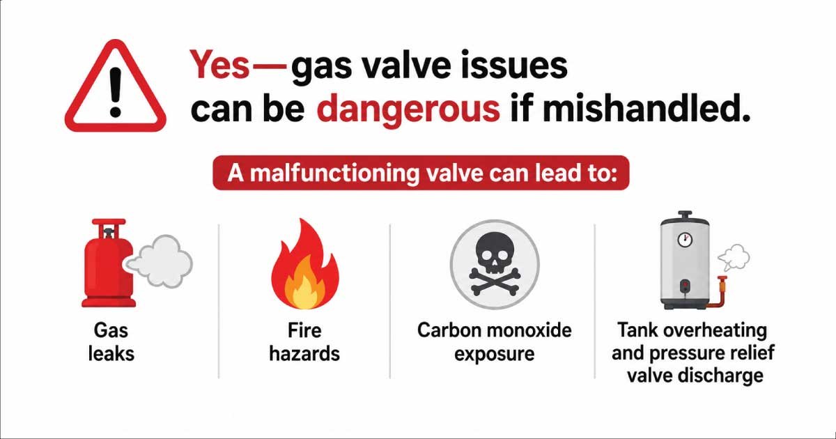 Is a Water Heater Gas Valve Dangerous