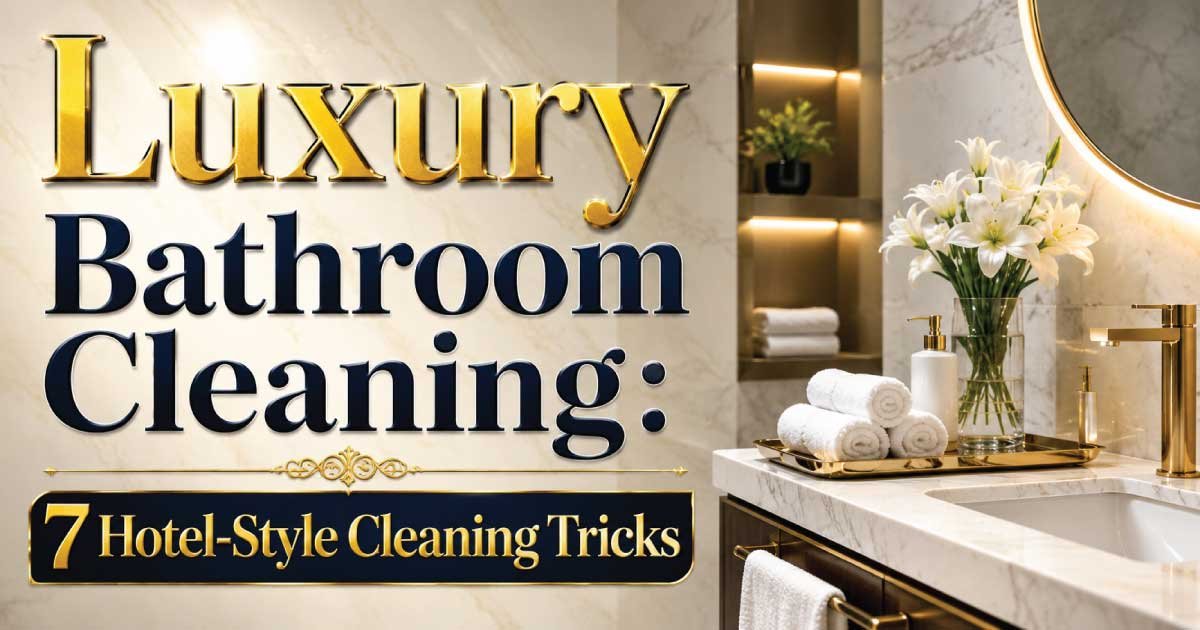 Luxury Bathroom Cleaning: 7 Hotel-Style Cleaning Tricks