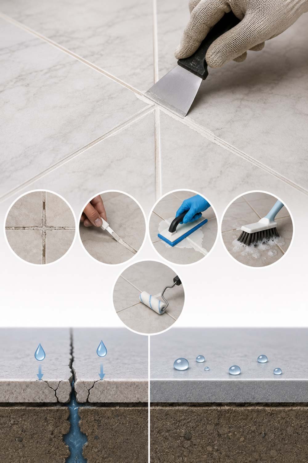 Maintain Grout Lines