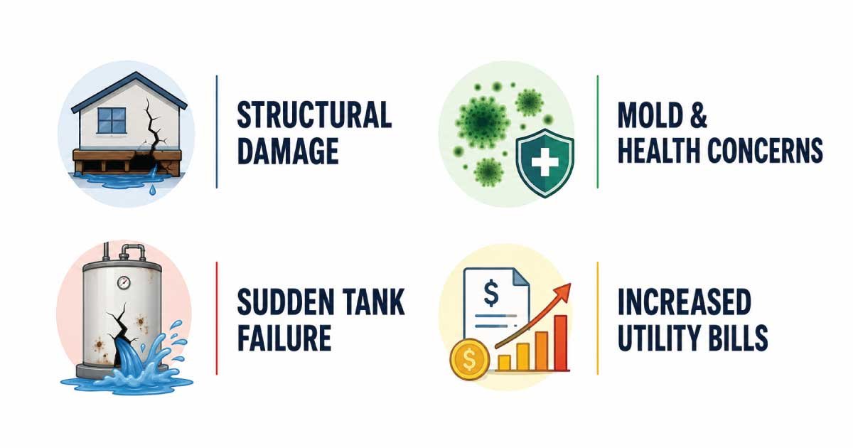 Risks of Ignoring a Slowly Leaking Water Heater