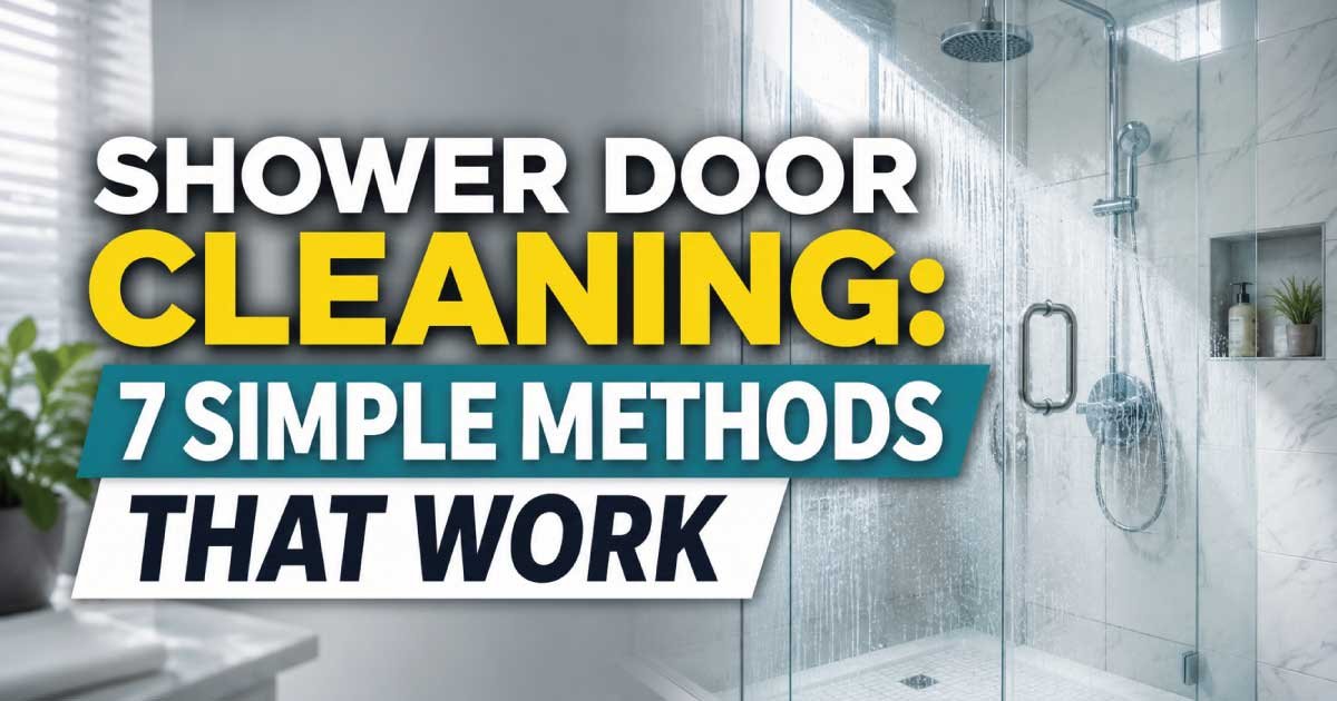 Shower Door Cleaning: 7 Simple Methods That Work