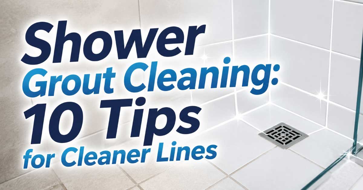 Shower Grout Cleaning: 10 Tips for Cleaner Lines
