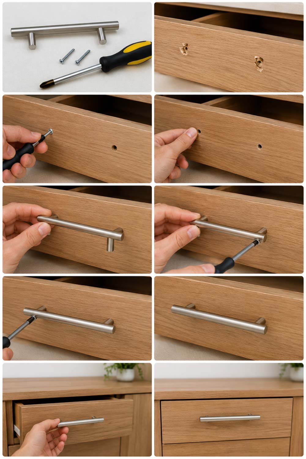 Step-by-Step Guide to Replace a Broken Drawer Handle