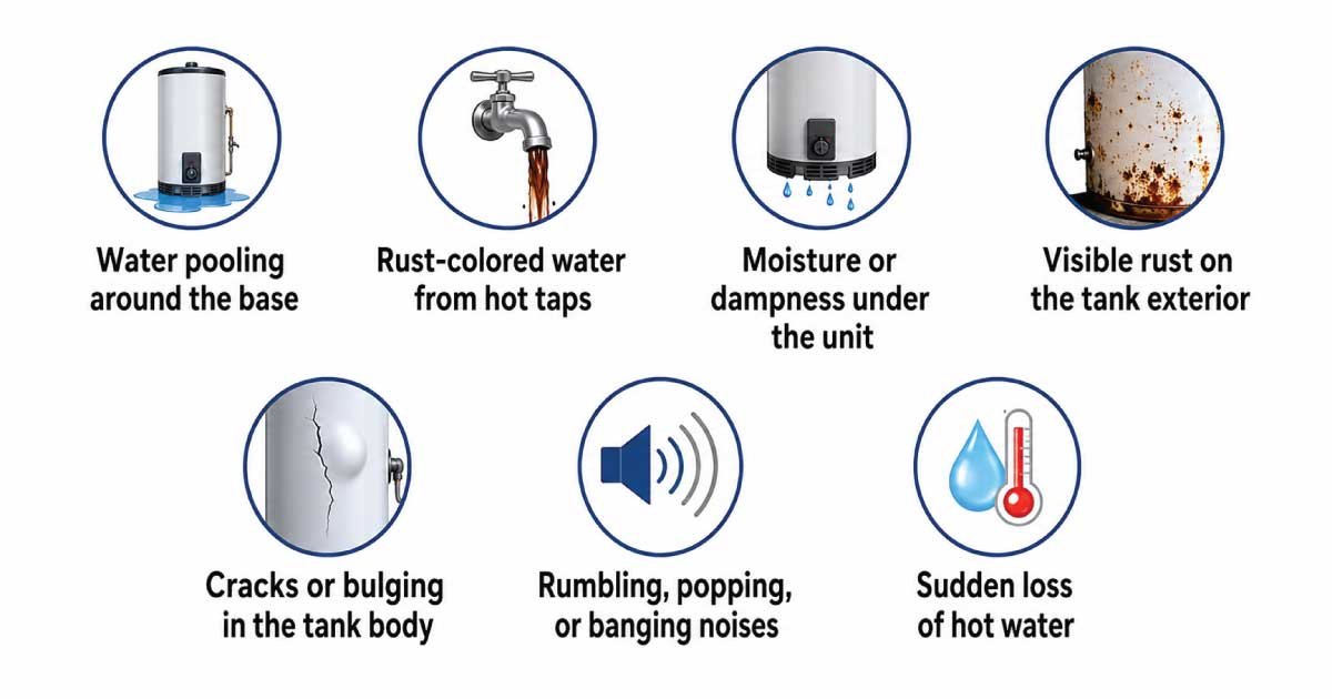 Warning Signs of a Leaking Water Heater Tank