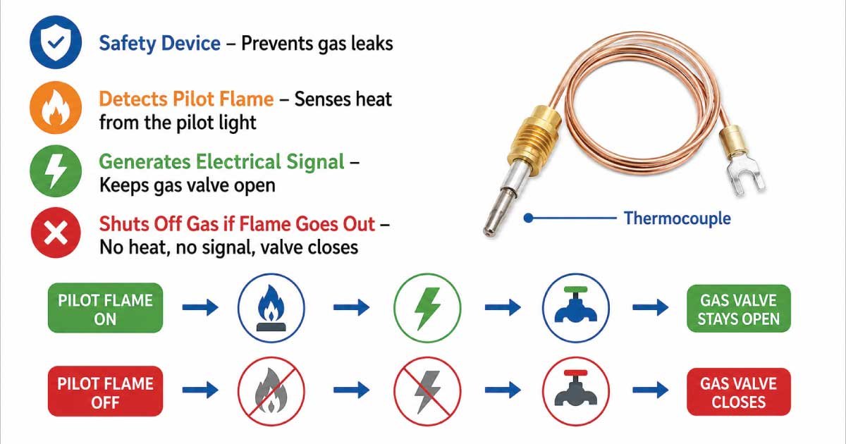 What Is a Thermocouple in a Water Heater