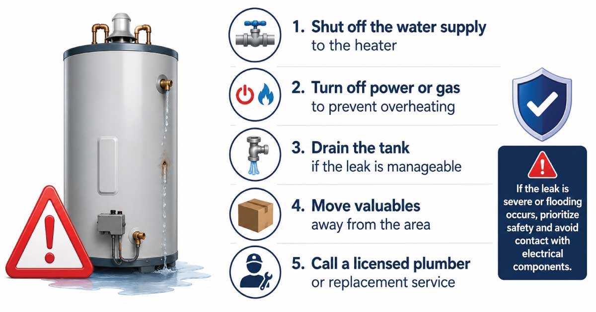 What to Do Immediately When a Tank Is Leaking