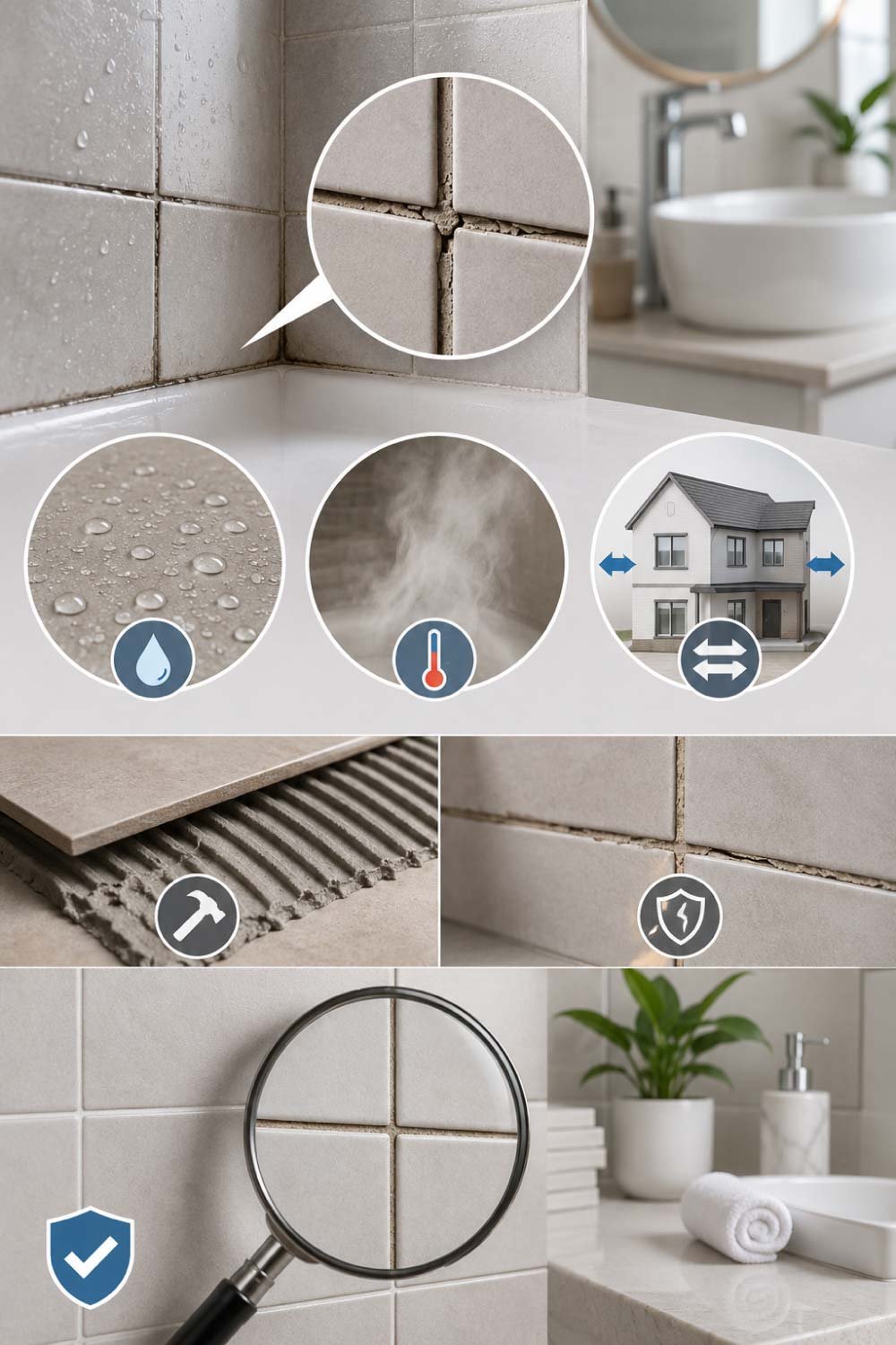 Why Bathroom Tile Gaps Happen in the First Place