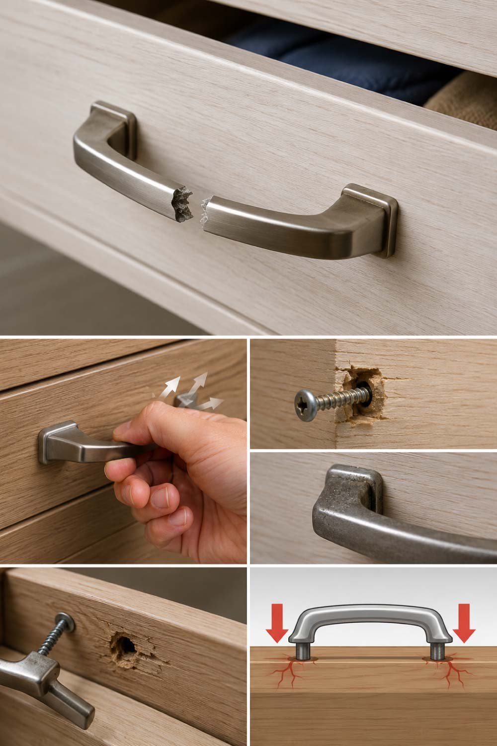 Why Drawer Handles Break in the First Place