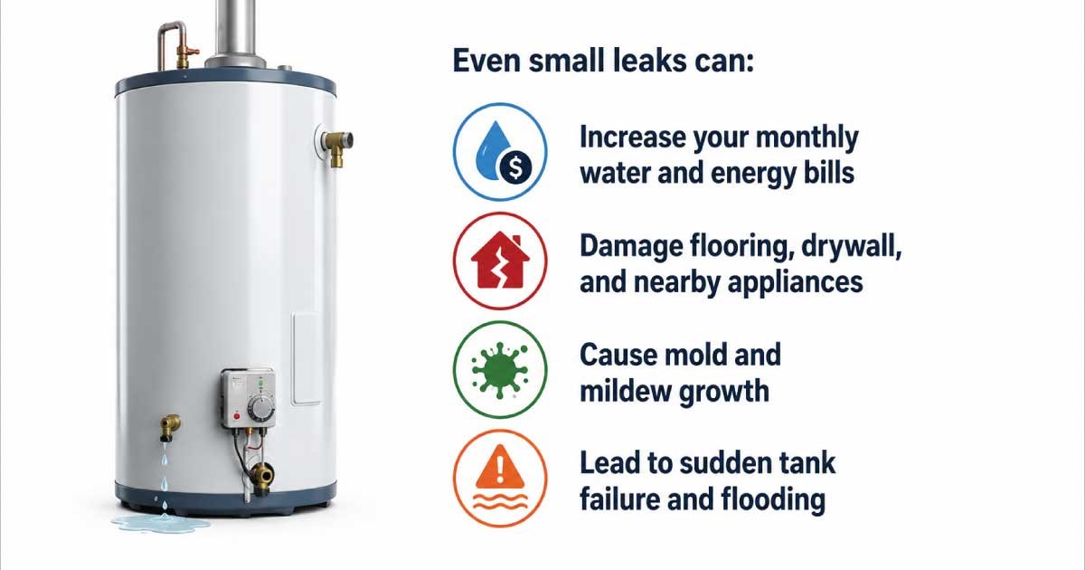 Why a Water Heater Dripping Water Is a Serious Problem