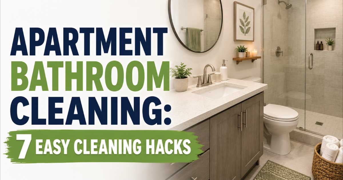 Apartment Bathroom Cleaning: 7 Easy Cleaning Hacks