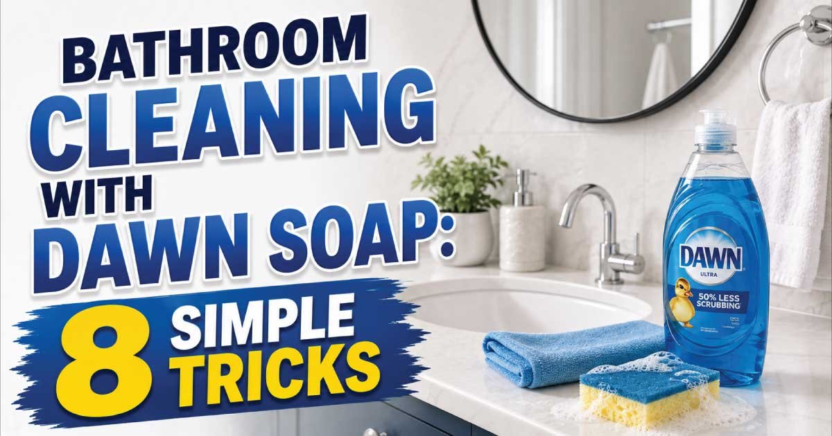 Bathroom Cleaning With Dawn Soap: 8 Simple Tricks