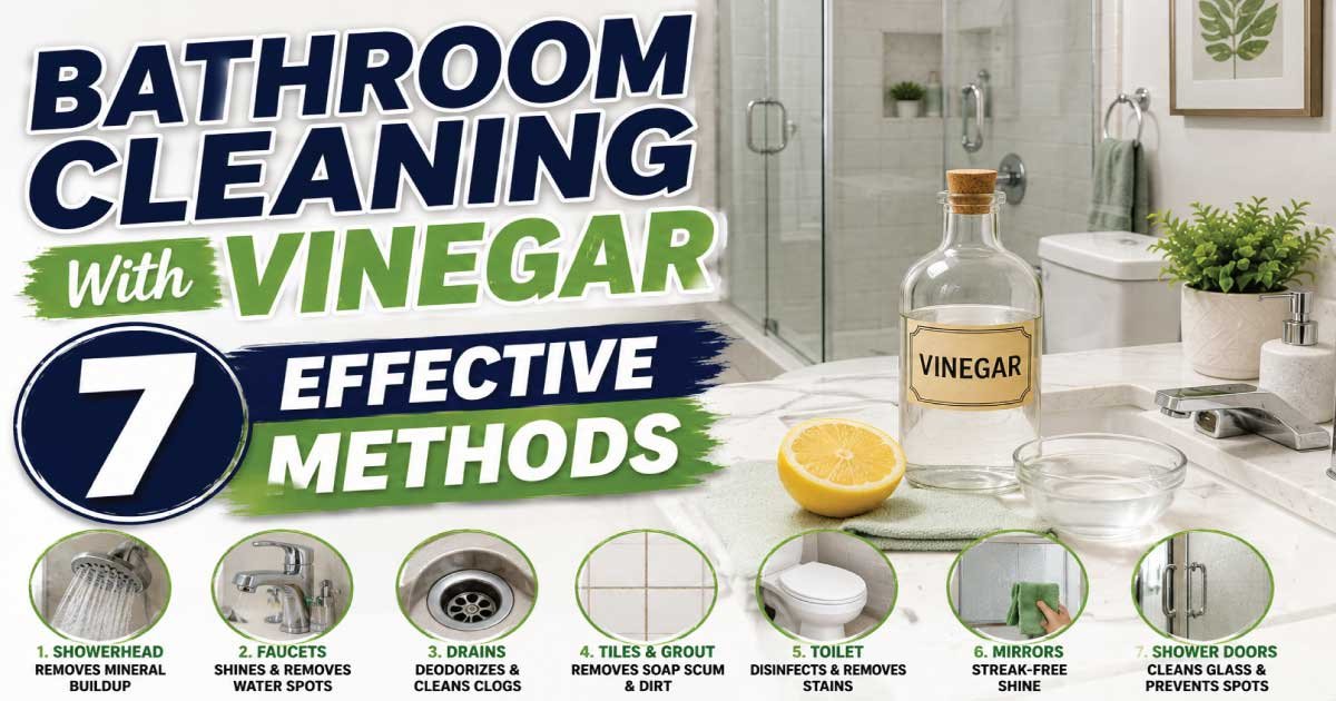 Bathroom Cleaning With Vinegar: 7 Effective Methods