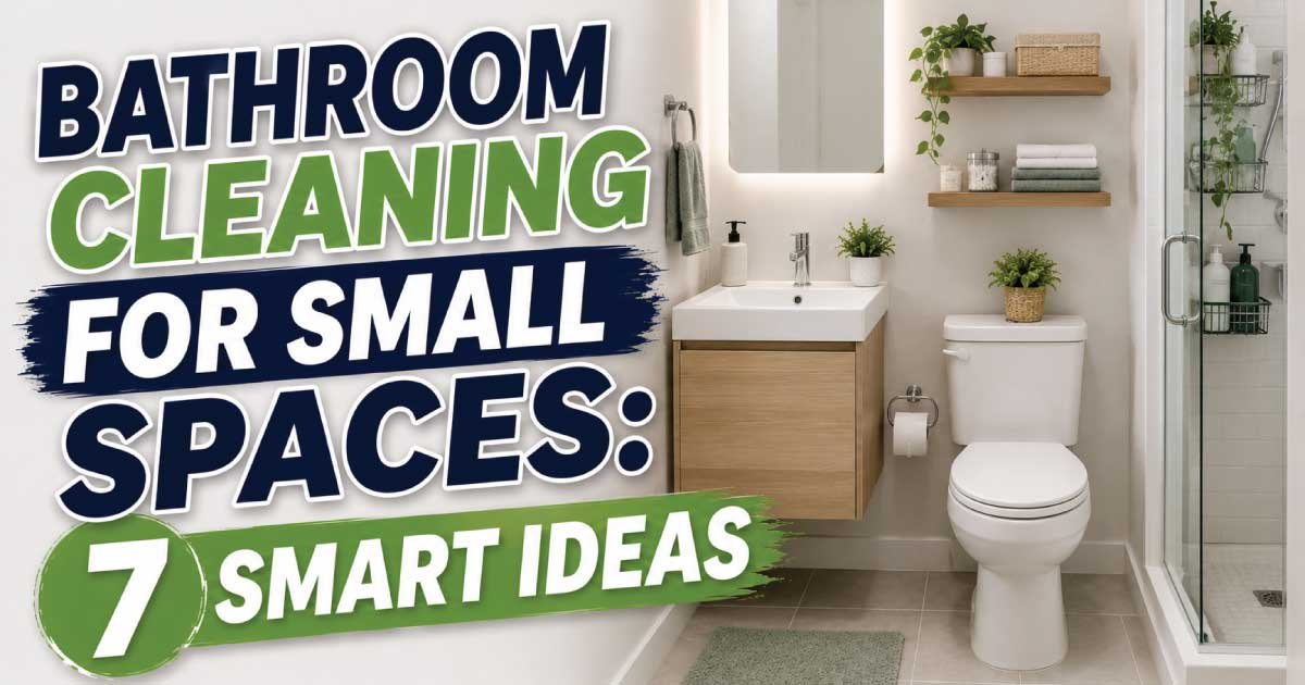 Bathroom Cleaning for Small Spaces: 7 Smart Ideas