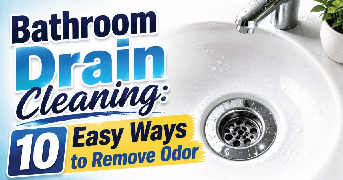 Bathroom Drain Cleaning: 10 Easy Ways to Remove Odor