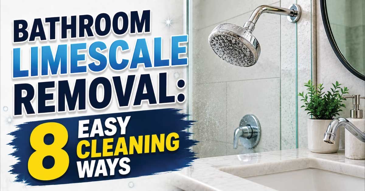 Bathroom Limescale Removal: 8 Easy Cleaning Ways
