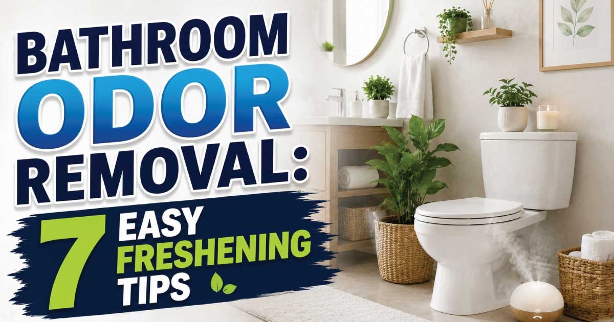 Bathroom Odor Removal: 7 Easy Freshening Tips