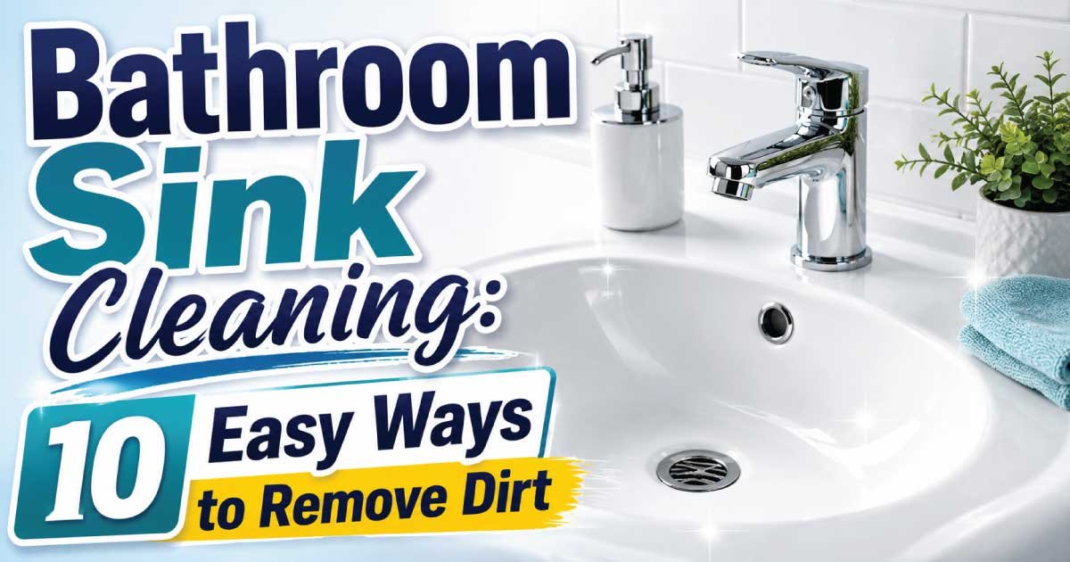 Bathroom Sink Cleaning: 10 Easy Ways to Remove Dirt