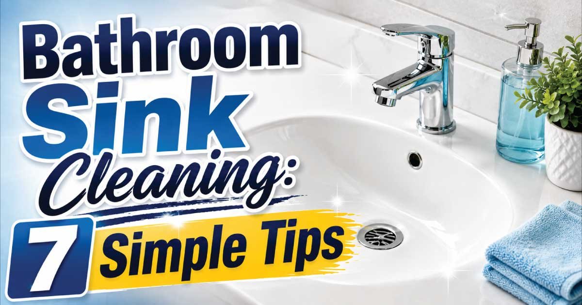 Bathroom Sink Cleaning: 7 Simple Tips