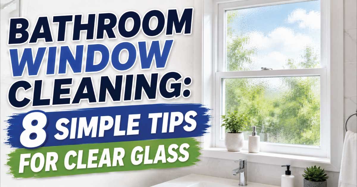 Bathroom Window Cleaning: 8 Simple Tips for Clear Glass