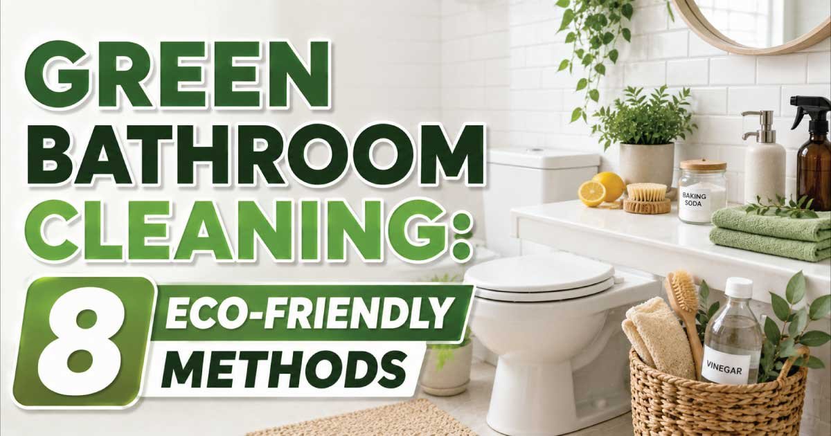 Green Bathroom Cleaning: 8 Eco-Friendly Methods