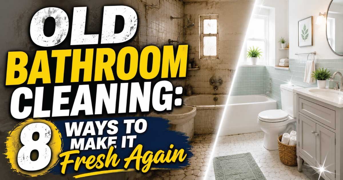Old Bathroom Cleaning: 8 Ways to Make It Fresh Again