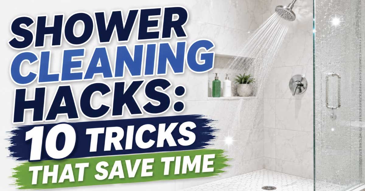 Shower Cleaning Hacks: 10 Tricks That Save Time