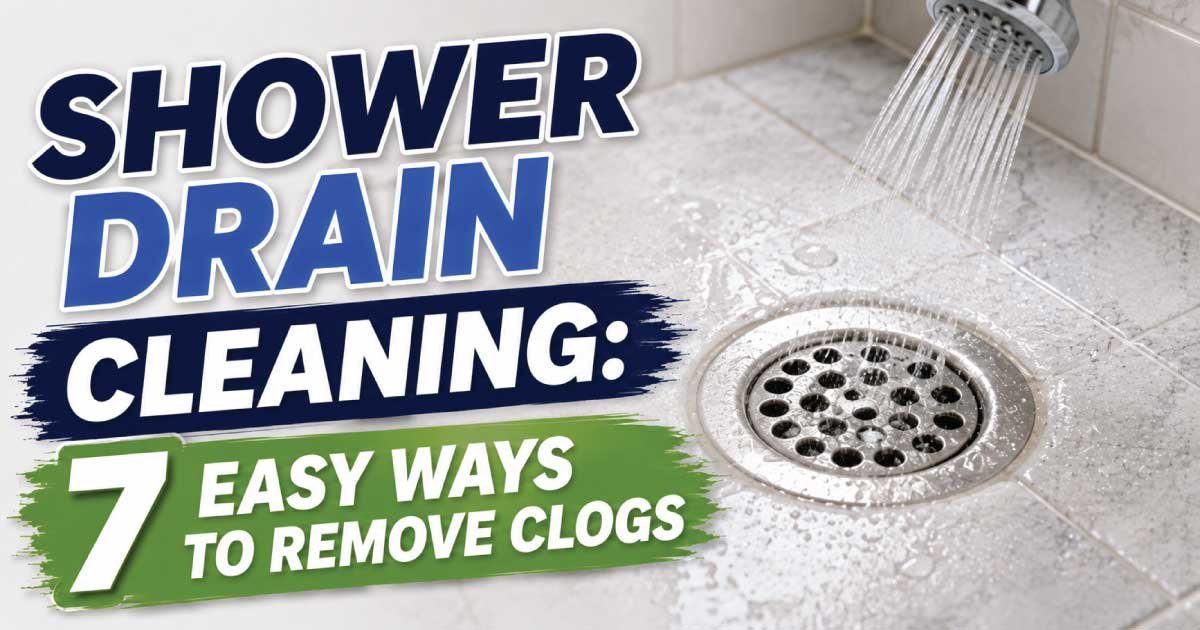 Shower Drain Cleaning: 7 Easy Ways to Remove Clogs