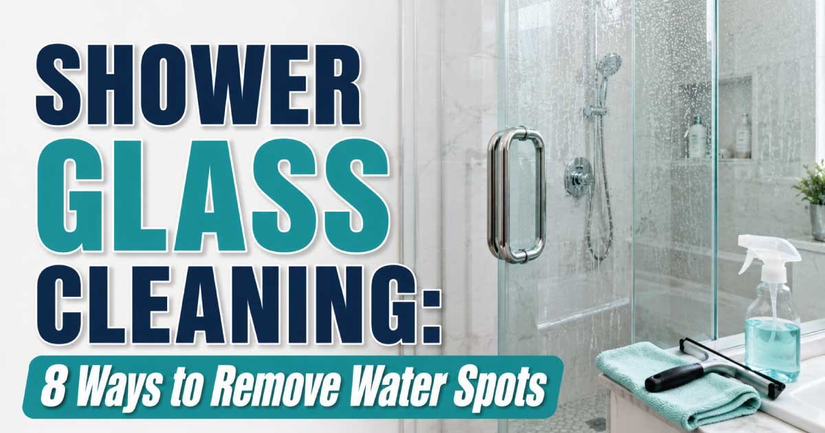 Shower Glass Cleaning: 8 Ways to Remove Water Spots