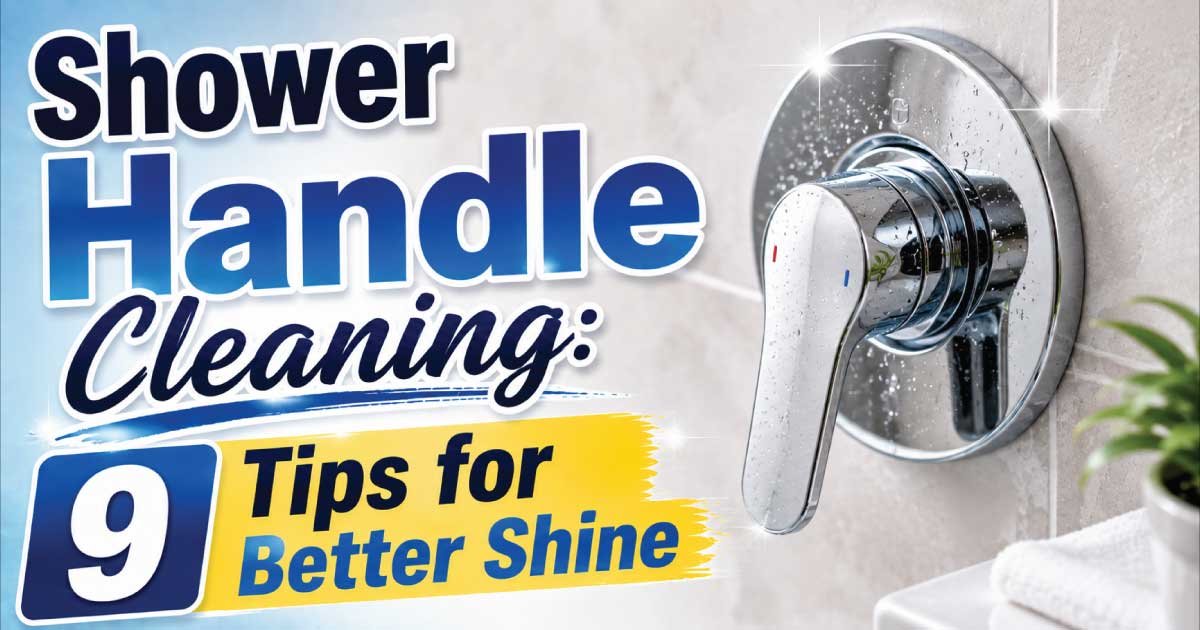 Shower Handle Cleaning: 9 Tips for Better Shine