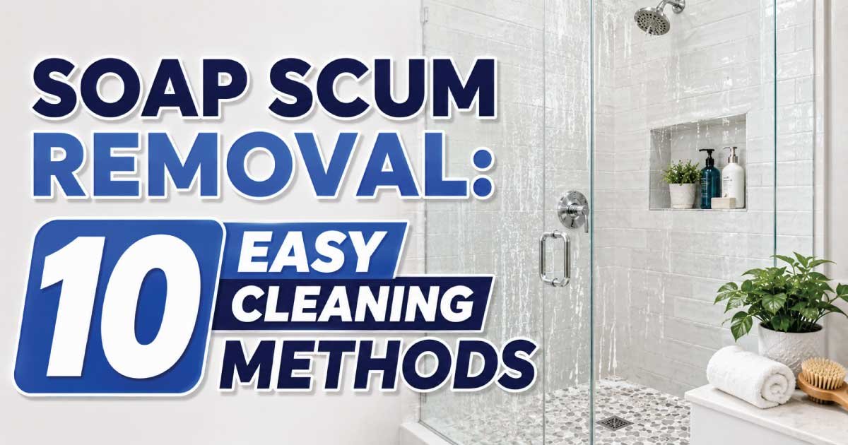 Soap Scum Removal: 10 Easy Cleaning Methods