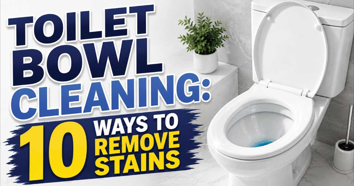 Toilet Bowl Cleaning: 10 Ways to Remove Stains