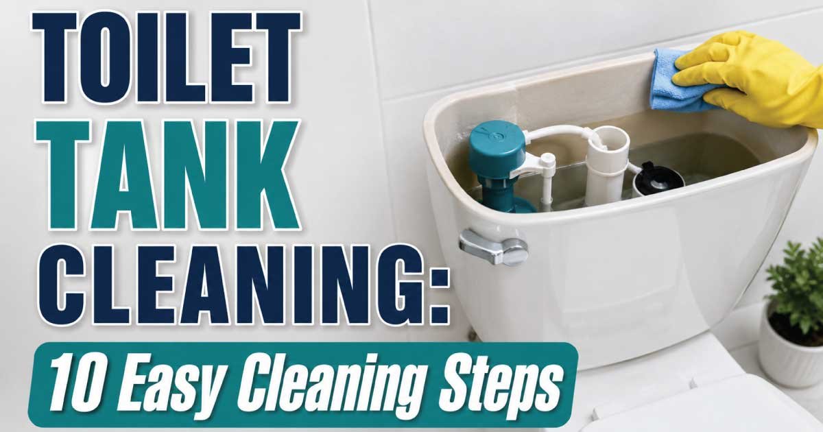 Toilet Tank Cleaning: 10 Easy Cleaning Steps
